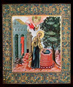 Annunciation at the Fountain by Russian School